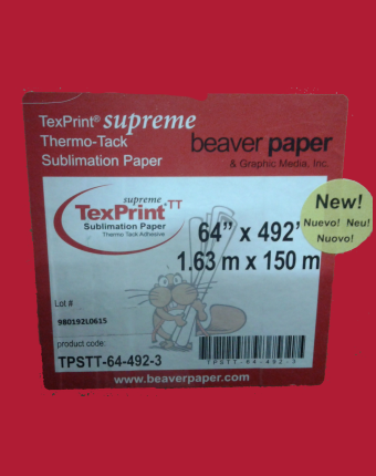Texprint Thermo Tacky Supreme 1.63 x 150m 92gsm TPSTT-64-492-3 P1 PB